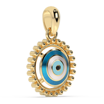 Load image into Gallery viewer, 9K Gold Celestine Pendant
