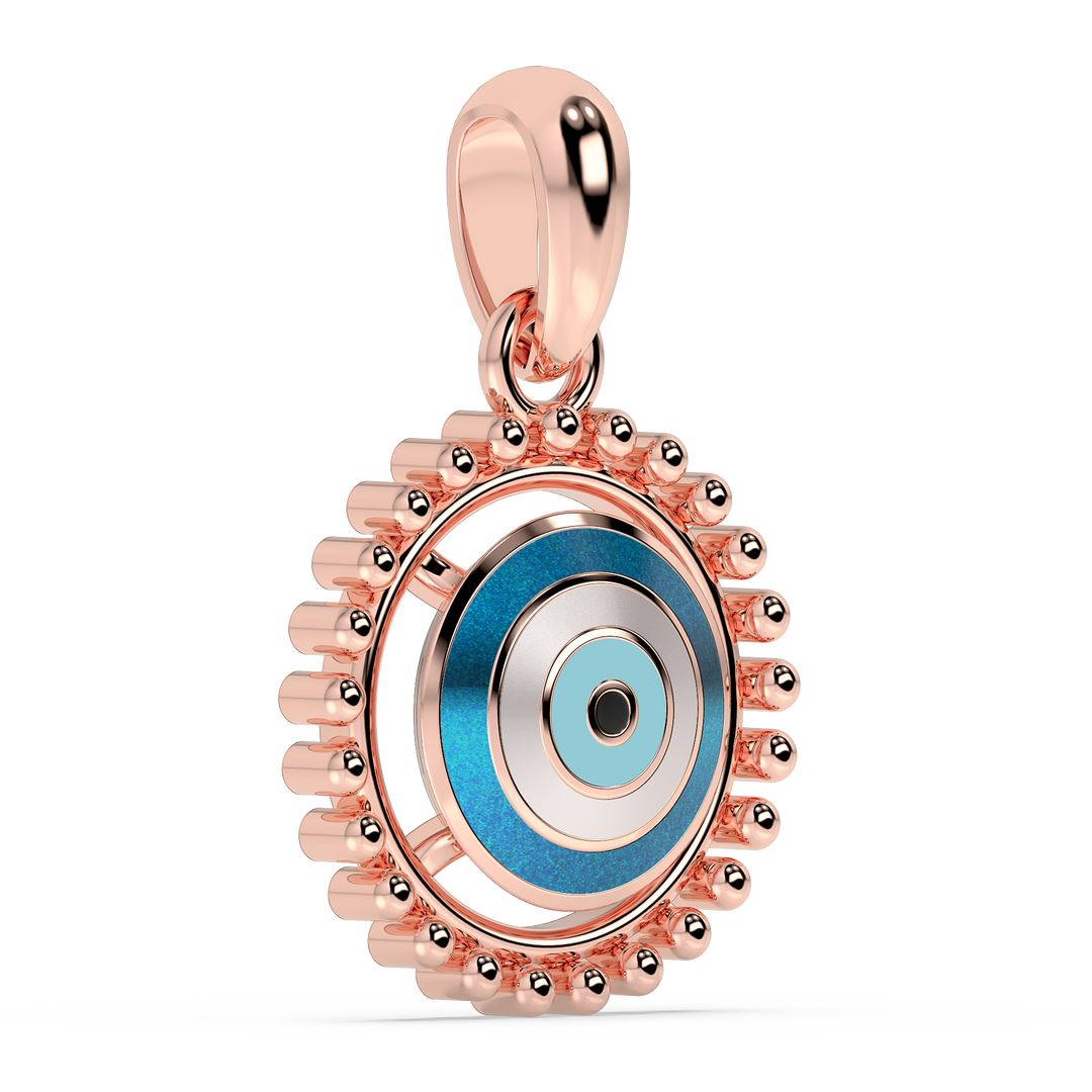 9K Gold Celestine Pendant