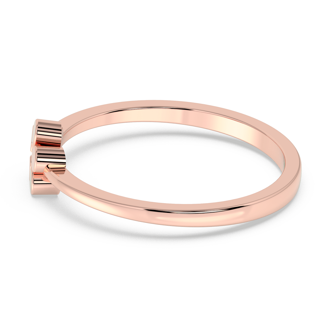9K Gold Magnolia Ring