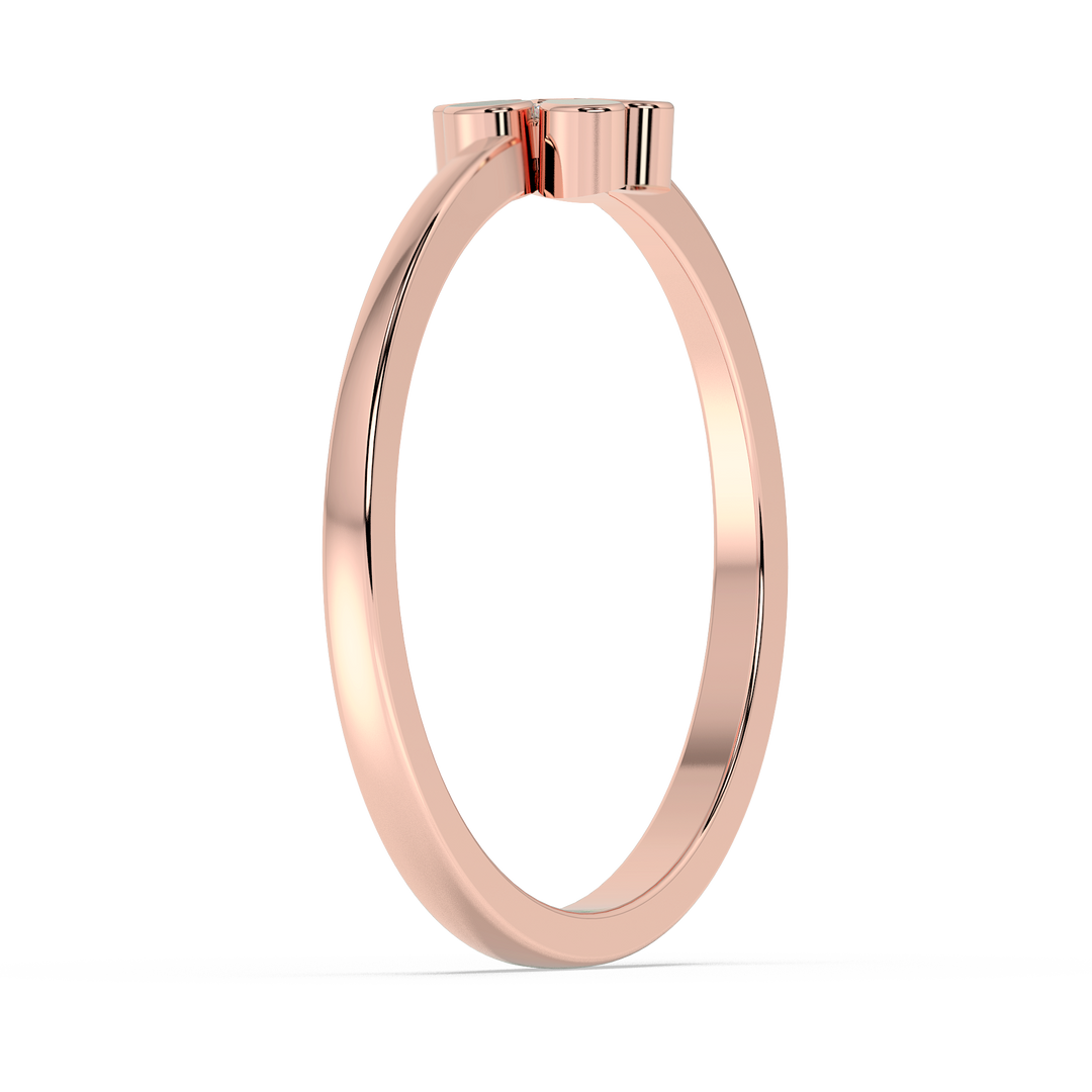 9K Gold Magnolia Ring