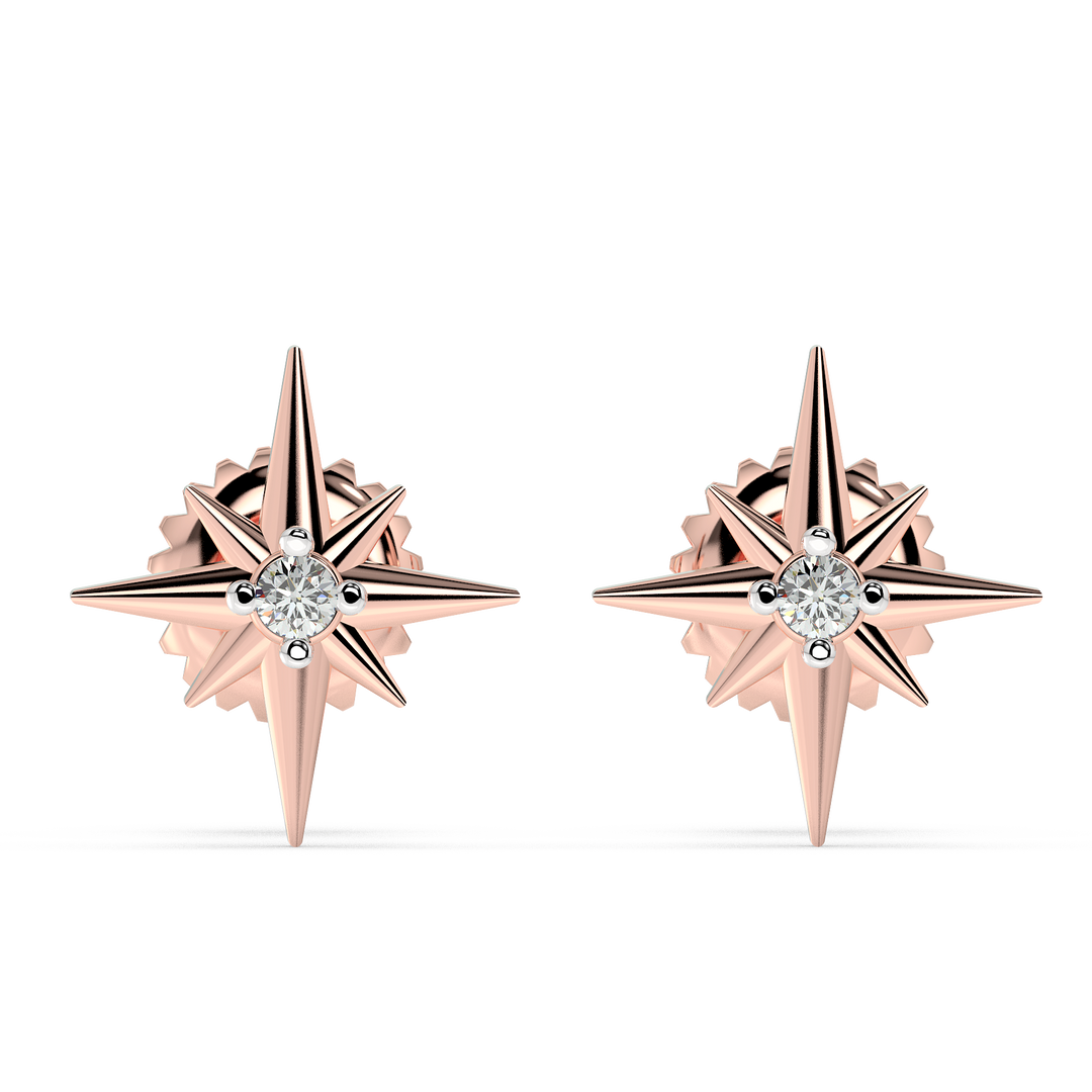9K Gold Perle Earrings