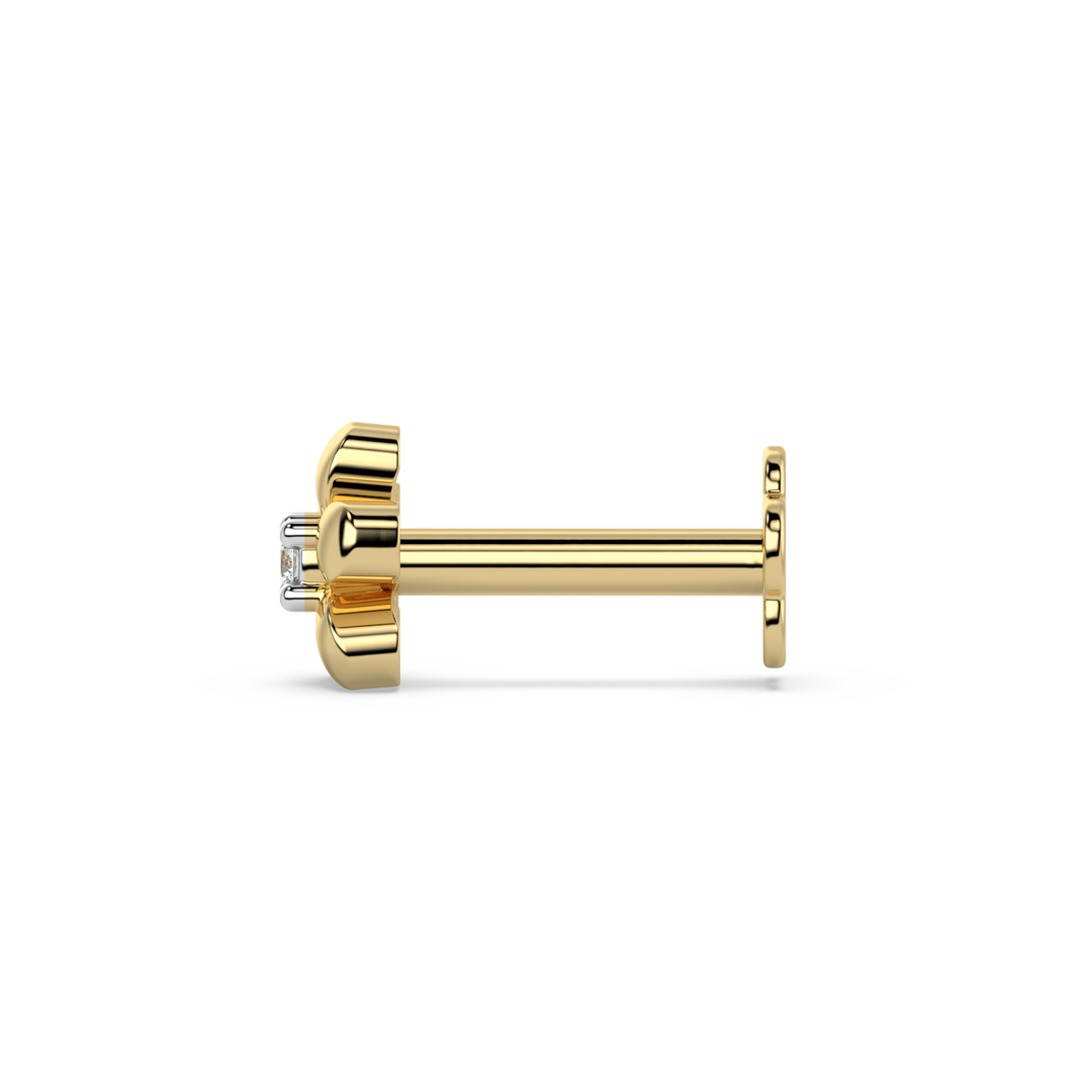 9K Gold Orabel Nose Pin