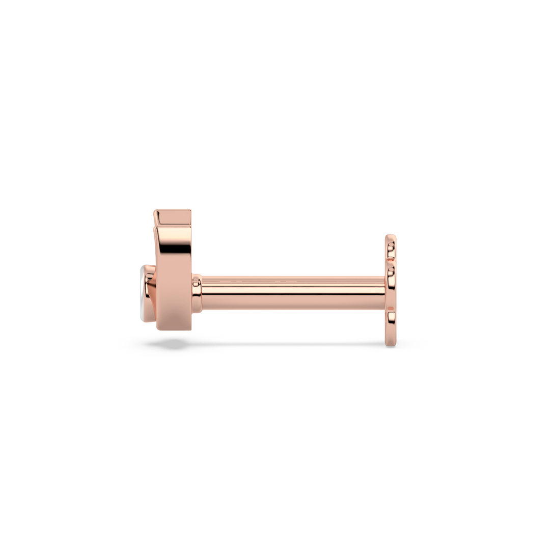 9K Gold Nerissa Nose Pin