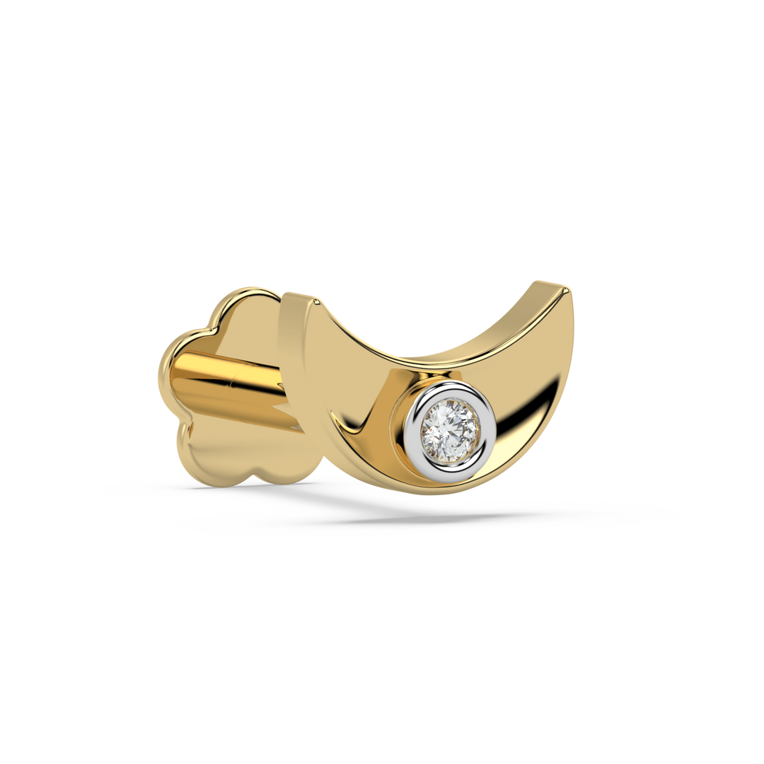 9K Gold Nerissa Nose Pin