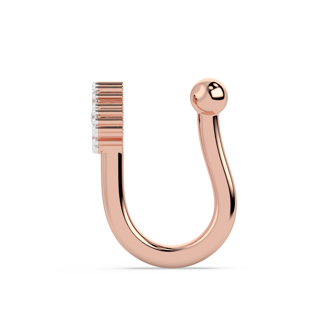 9K Gold Liana Nose Pin