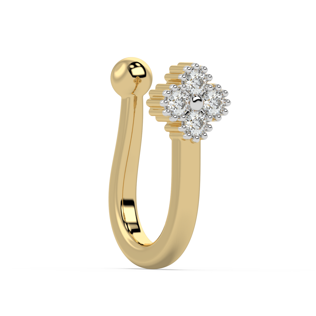 9K Gold Liana Nose Pin
