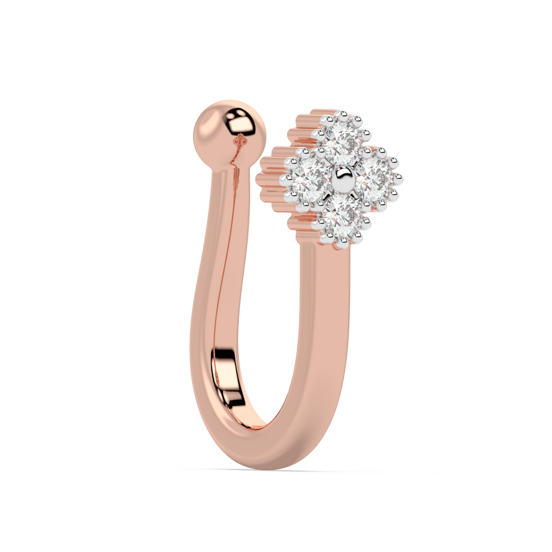 9K Gold Liana Nose Pin