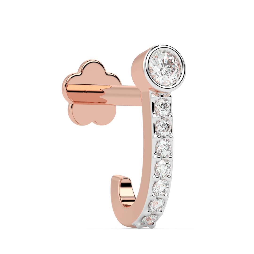 9K Gold Kalliste Nose Pin