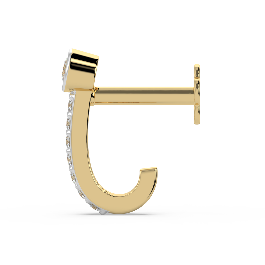 9K Gold Kalliste Nose Pin