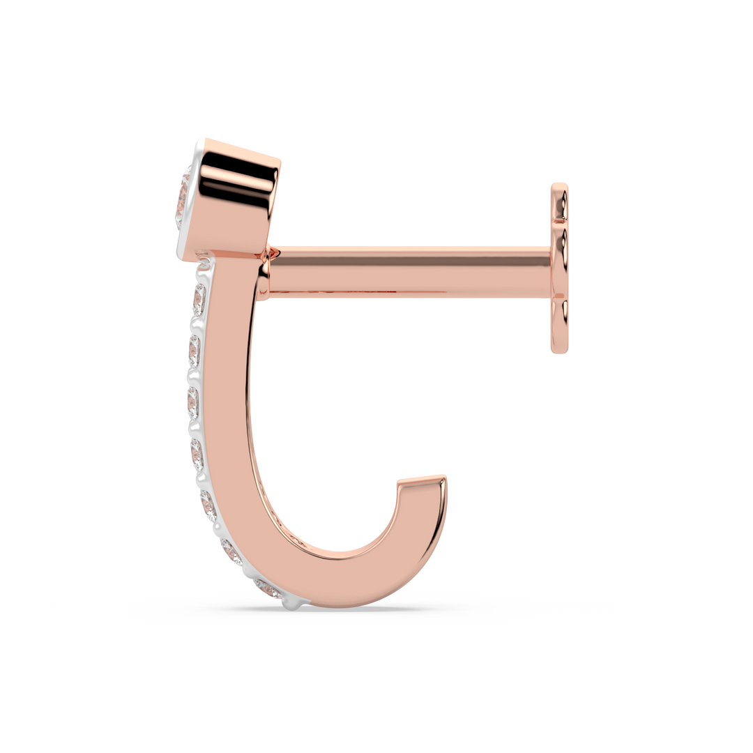 9K Gold Kalliste Nose Pin