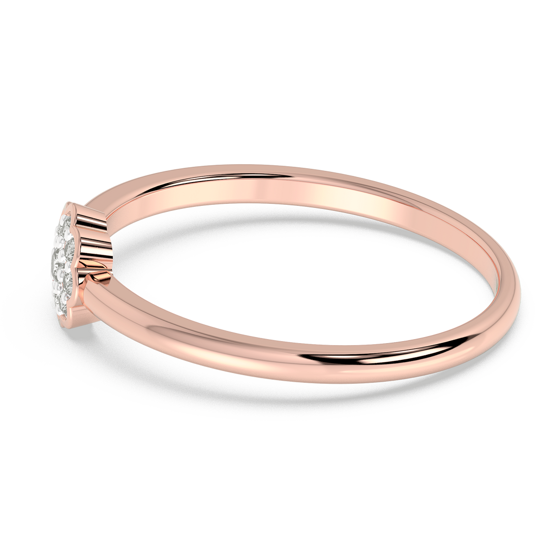 9K Gold Begonia Ring