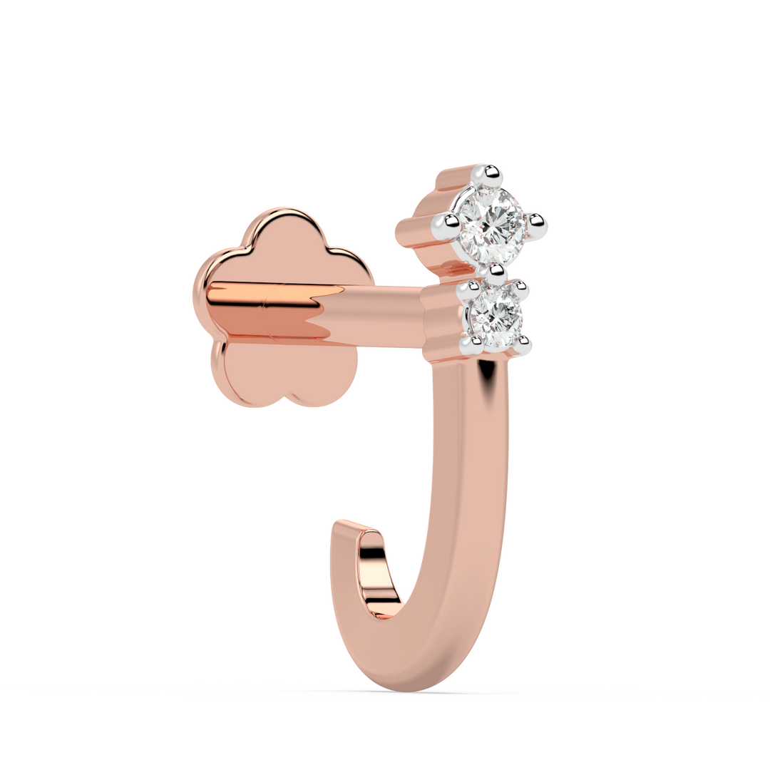9K Gold Juniper Nose Pin