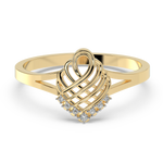 Load image into Gallery viewer, 9K Gold Petunia Ring
