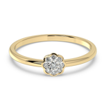 Load image into Gallery viewer, 9K Gold Begonia Ring
