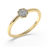 Load image into Gallery viewer, 9K Gold Begonia Ring
