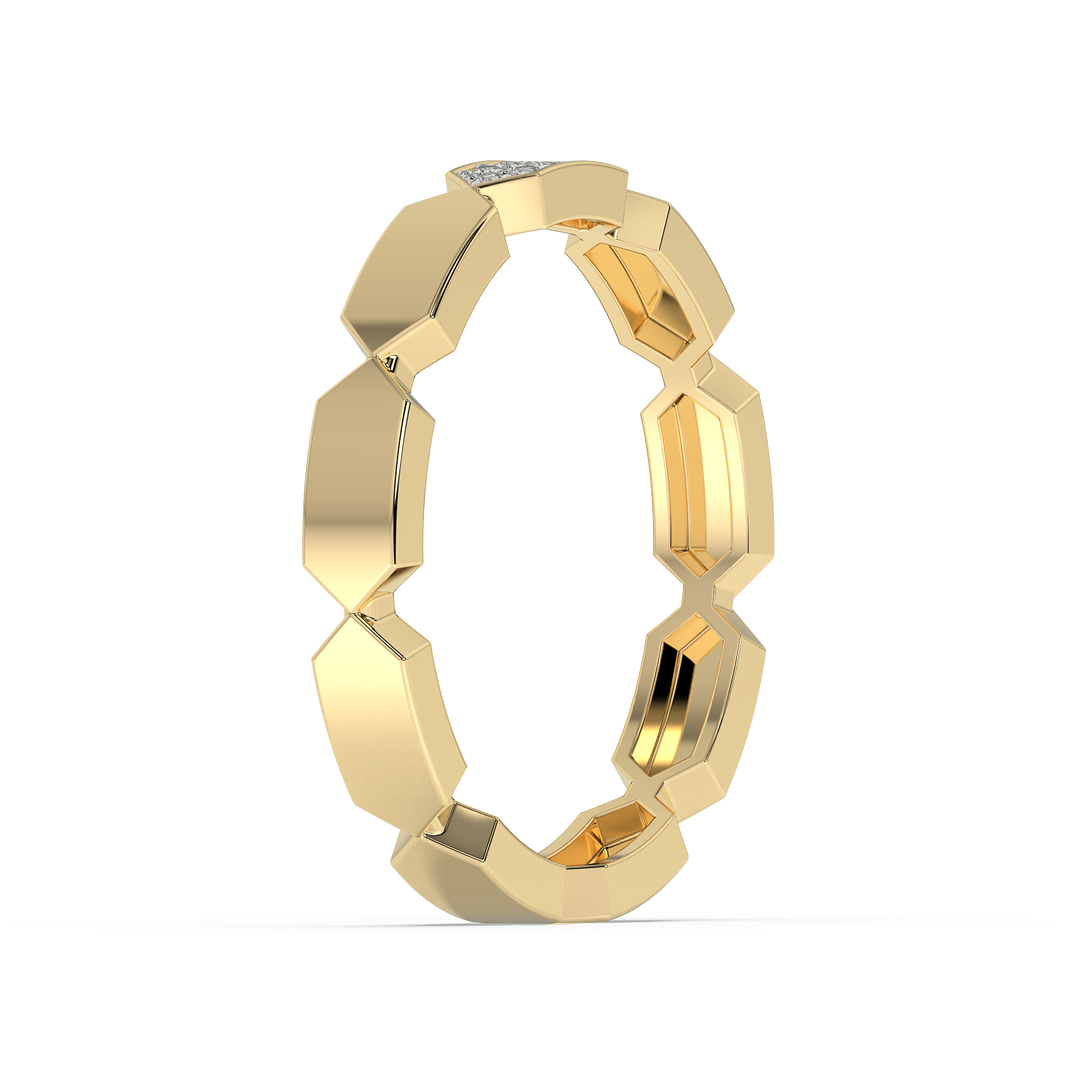 9K Gold Flora Ring