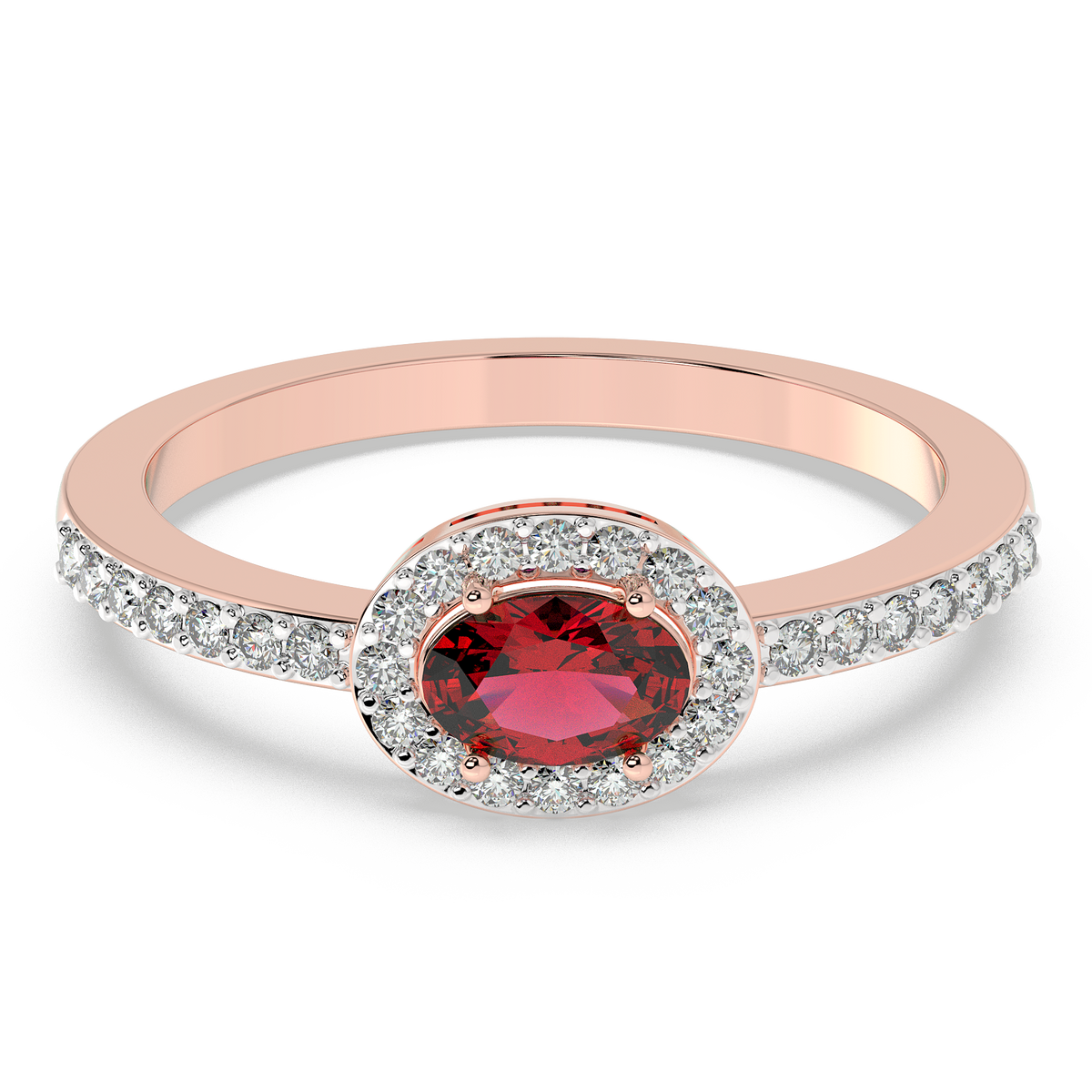 9k gold primrose ring