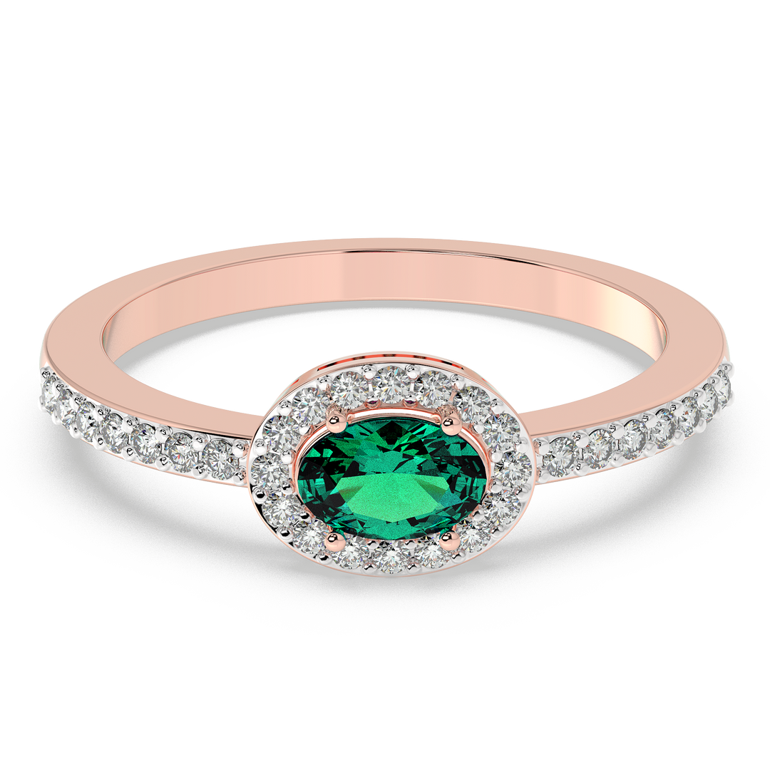 9K Gold Primrose Ring
