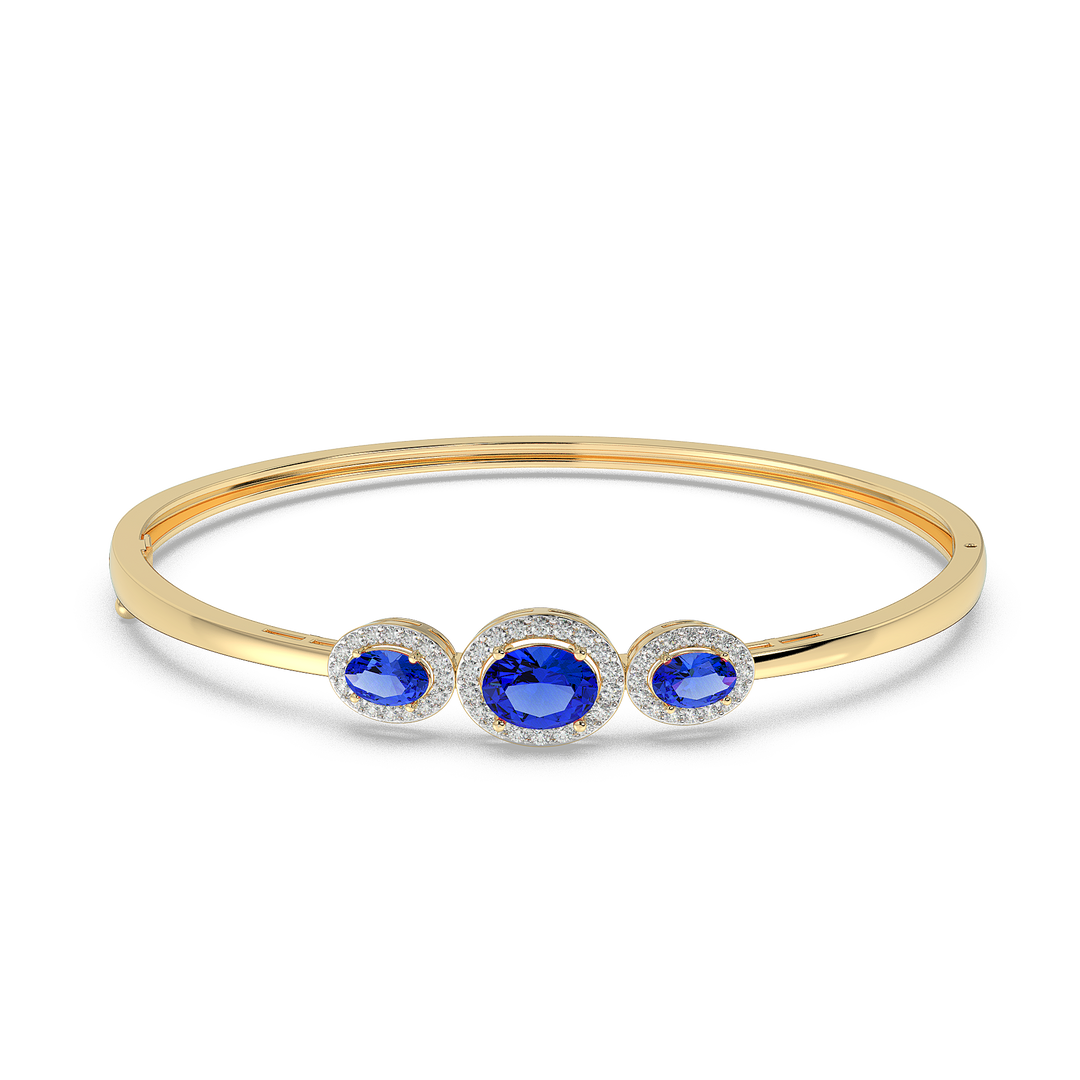 9K Gold Isadora Bangle
