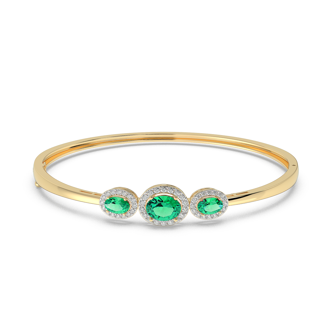 9K Gold Isadora Bangle