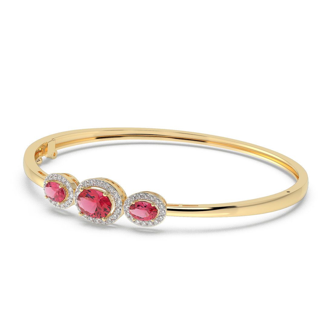 9K Gold Isadora Bangle
