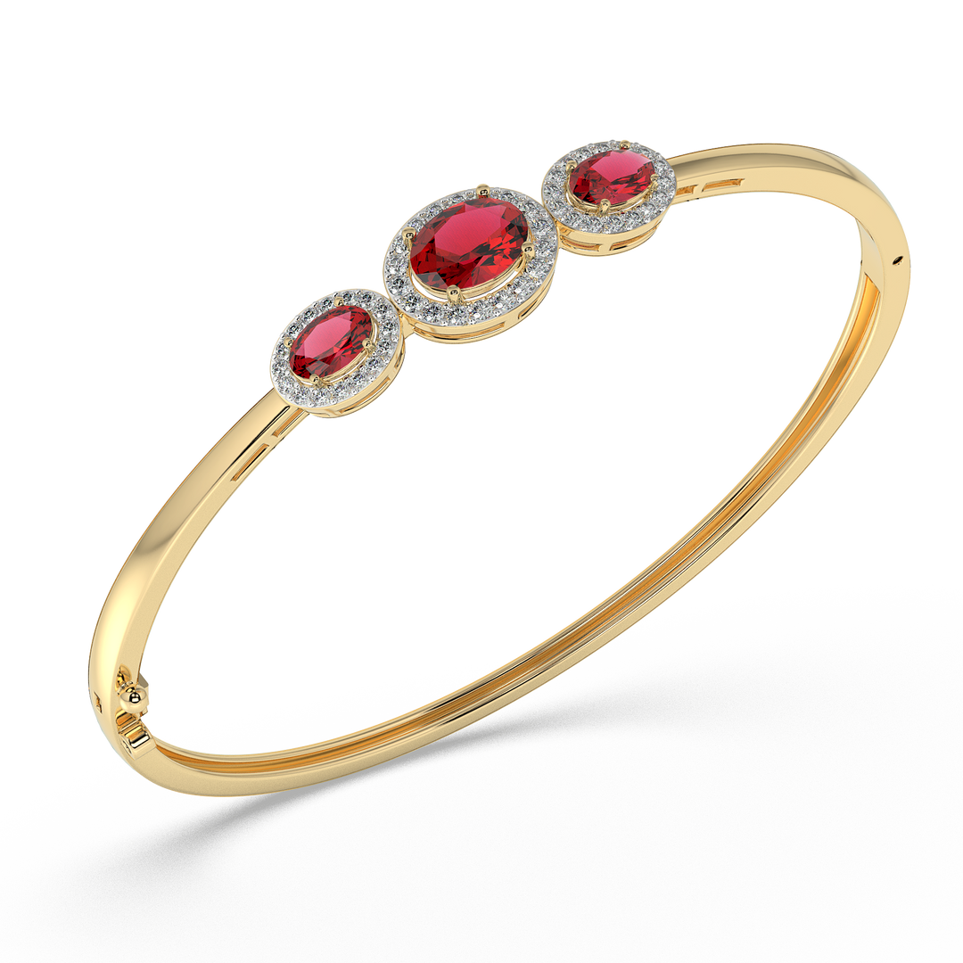 9K Gold Isadora Bangle