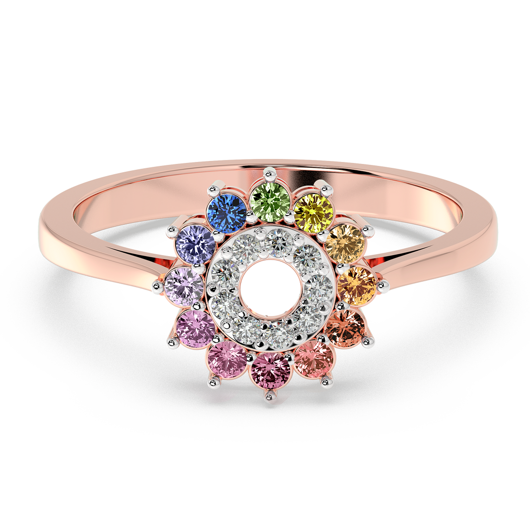 9K Gold Simone Ring