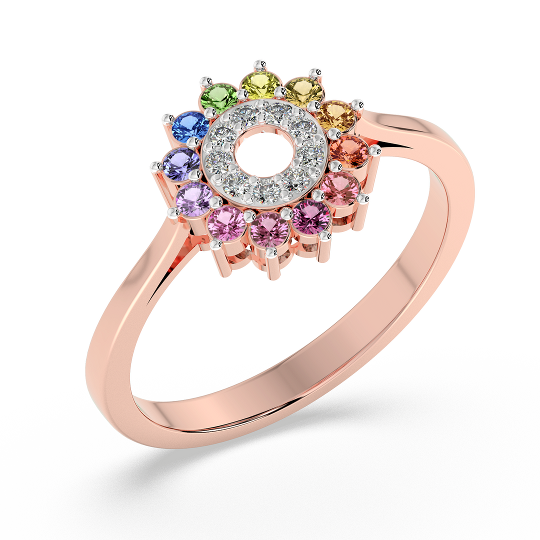 9K Gold Simone Ring