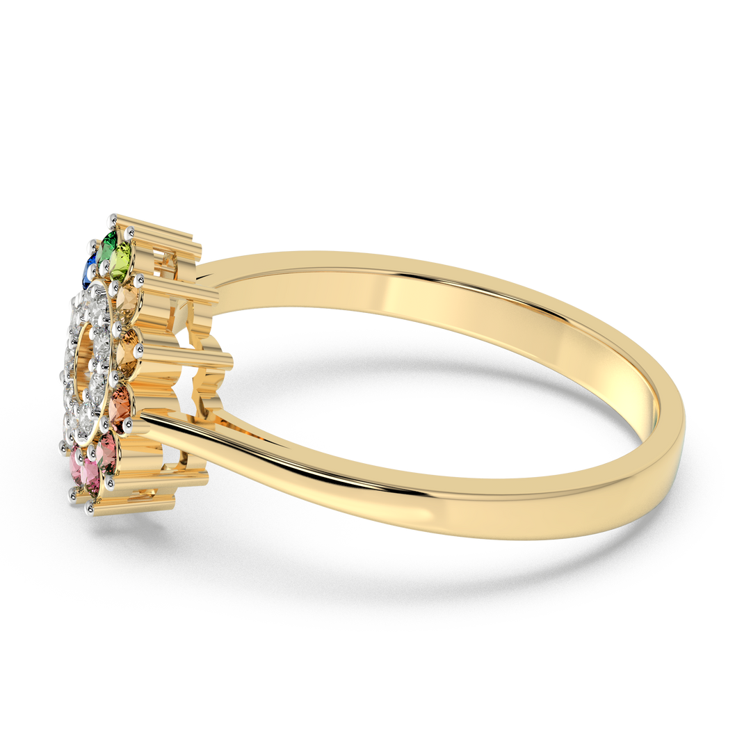 9K Gold Simone Ring