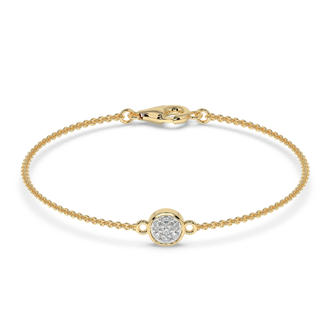 9K Gold Coral Bracelet