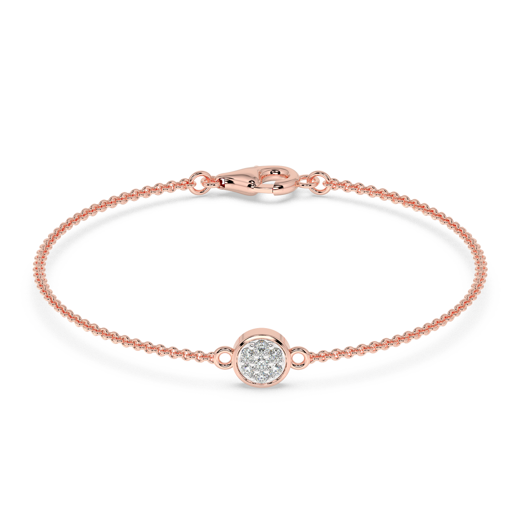 9K Gold Coral Bracelet