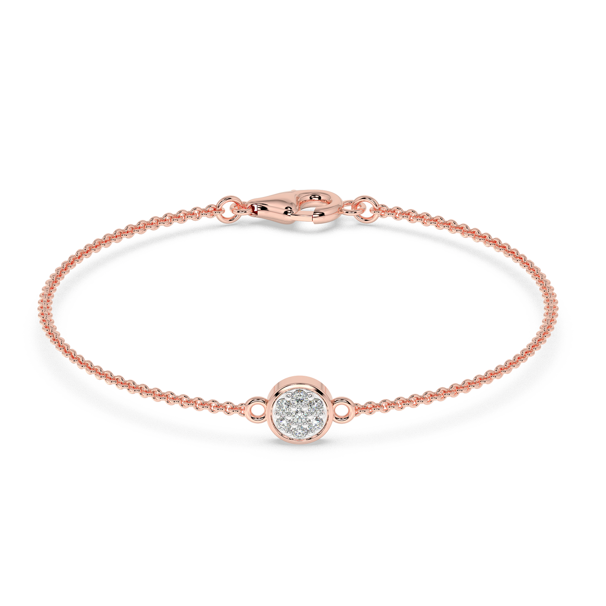 9k gold solene bracelet