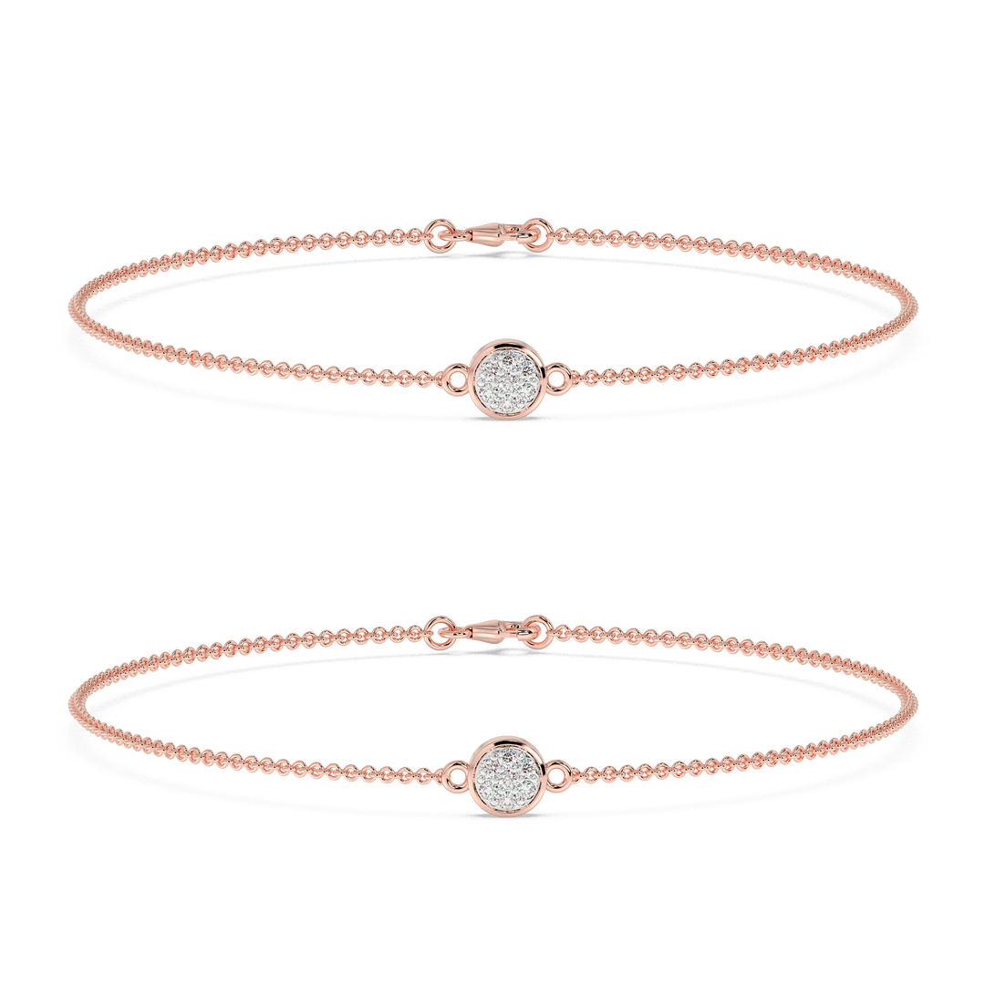 9K Gold Mira Anklet