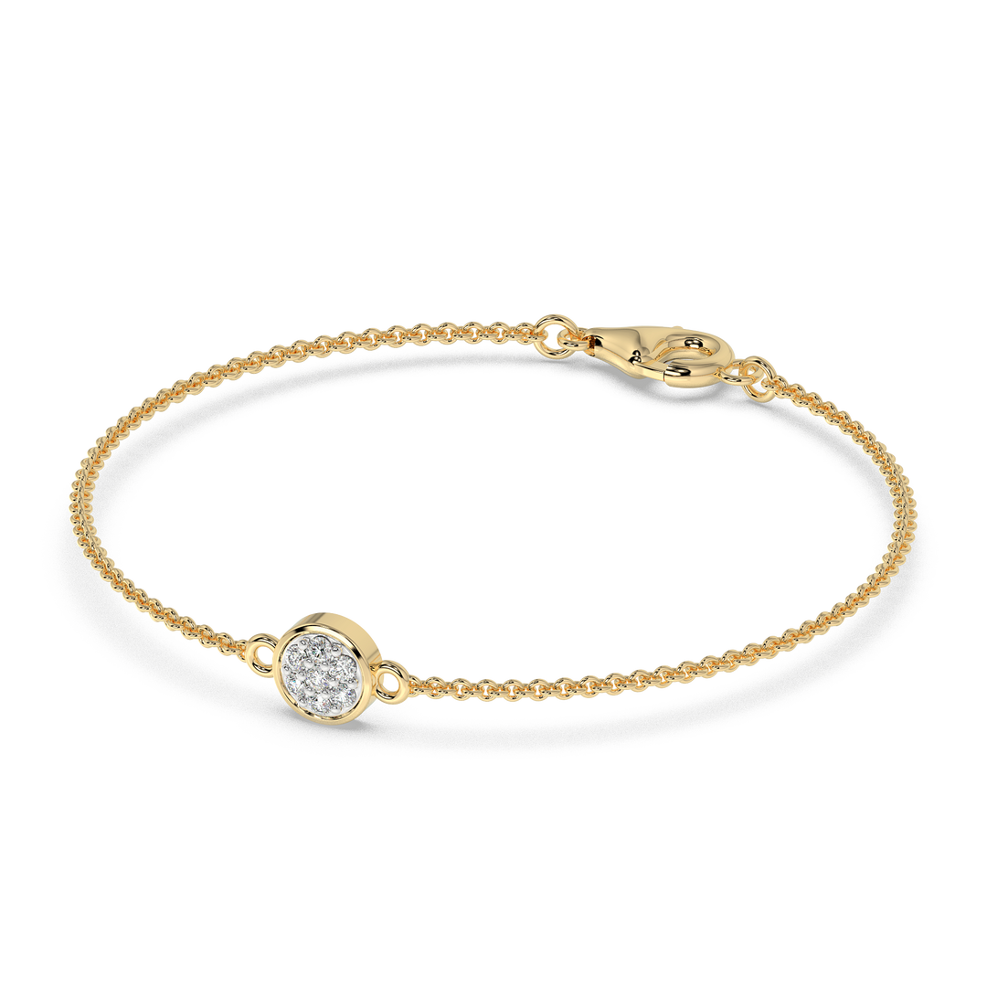9K Gold Coral Bracelet