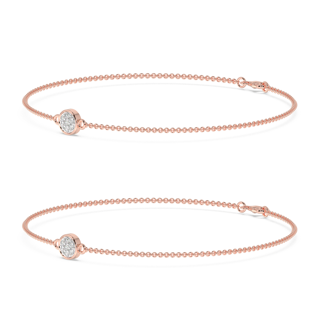 9K Gold Mira Anklet