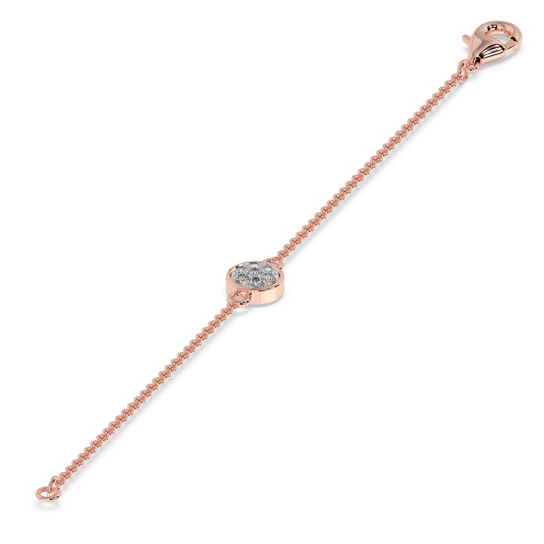 9K Gold Coral Bracelet