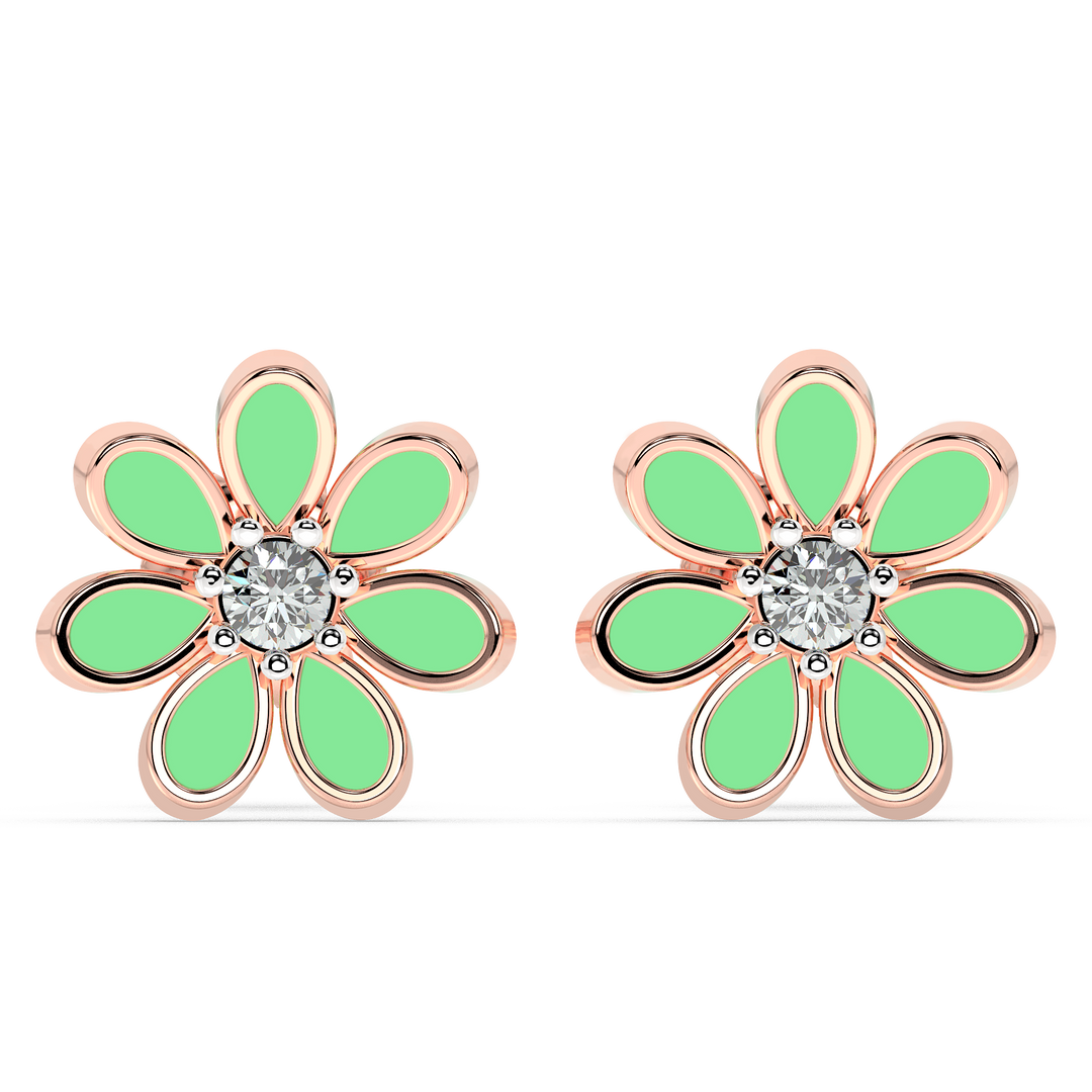 9K Gold Belle Earrings