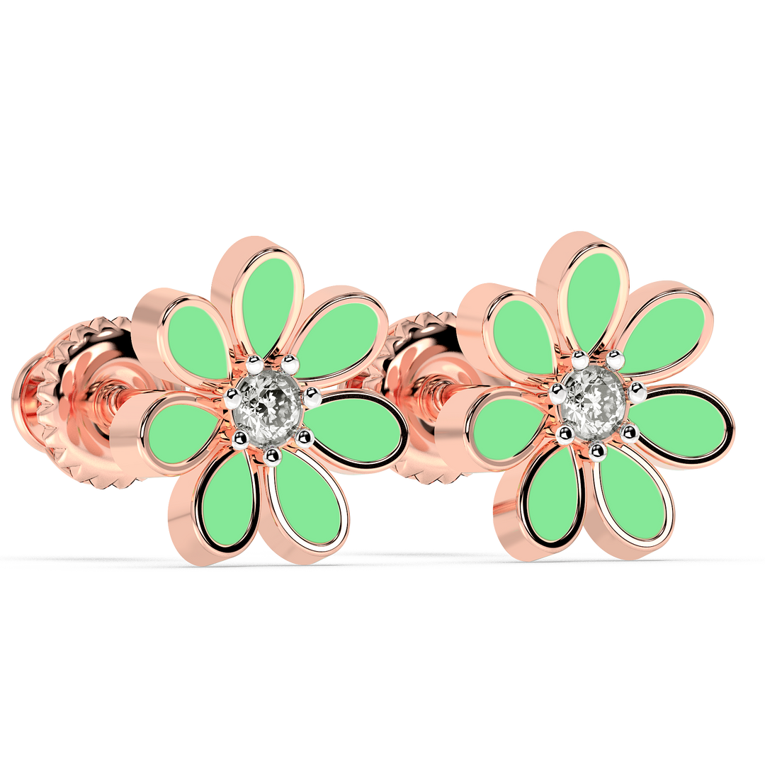 9K Gold Belle Earrings
