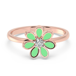 Load image into Gallery viewer, 9K Gold Camellia Ring
