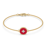 Load image into Gallery viewer, 9K Gold Anemone Bracelet
