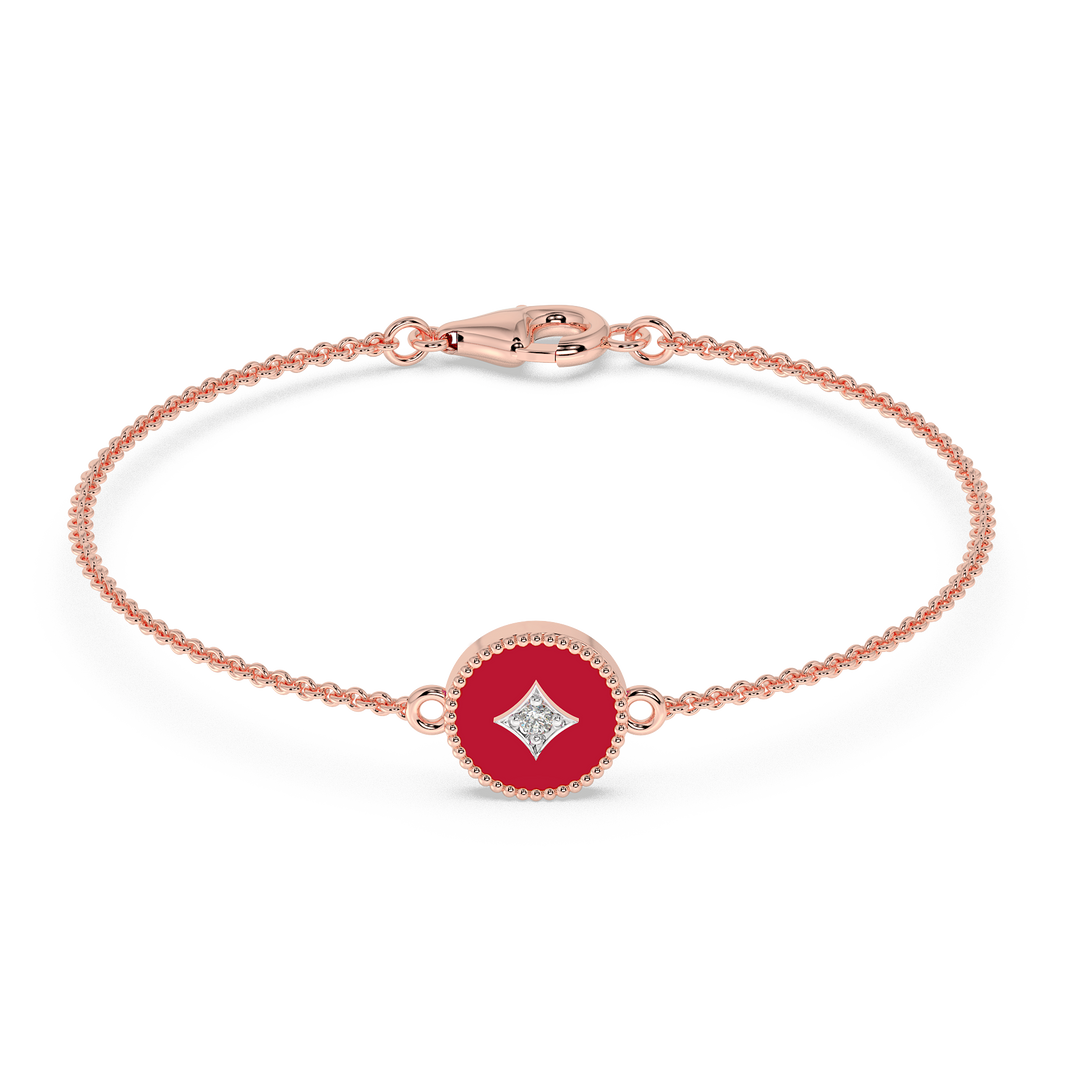 9K Gold Anemone Bracelet
