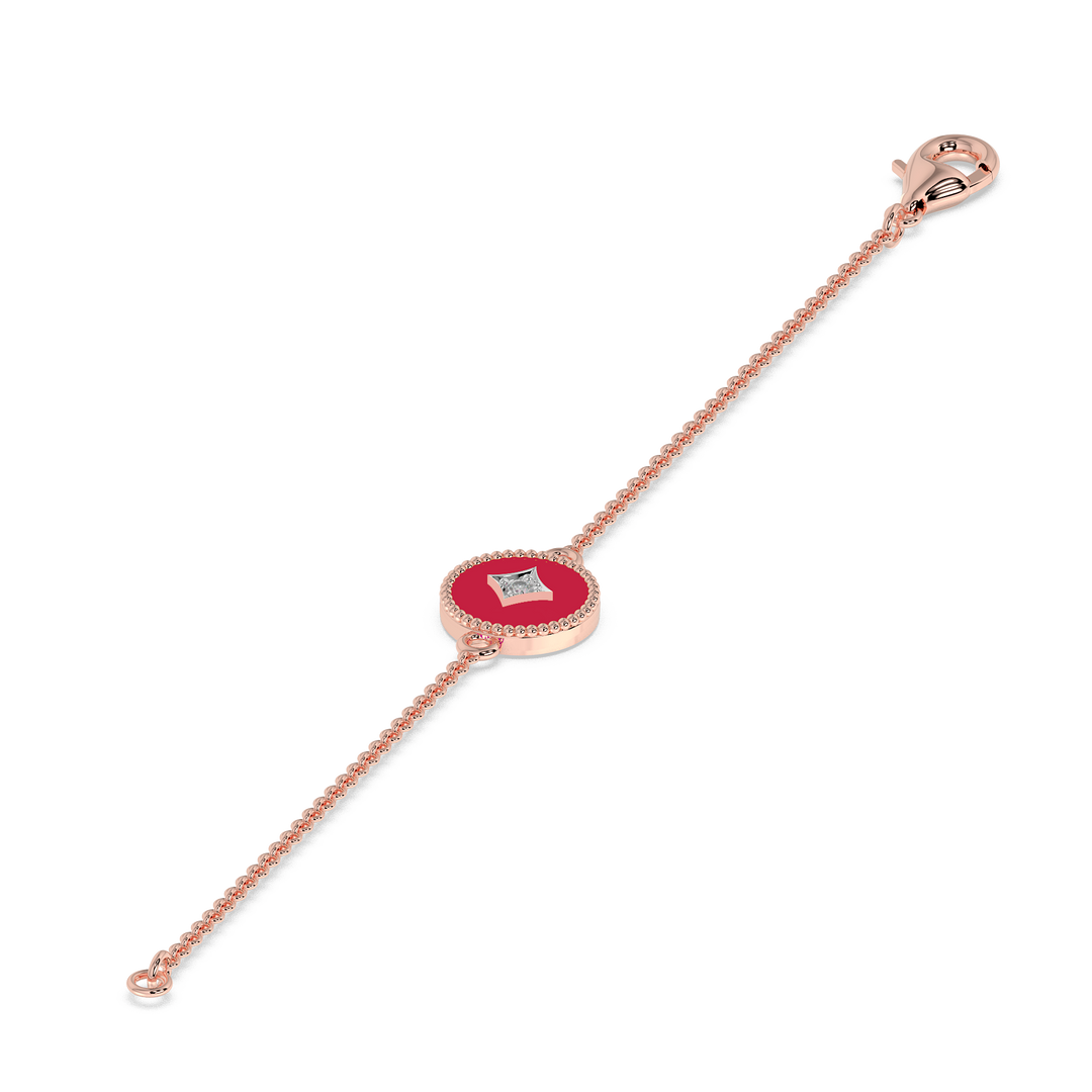 9K Gold Anemone Bracelet