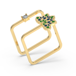 Load image into Gallery viewer, 9K Gold Rose Ring
