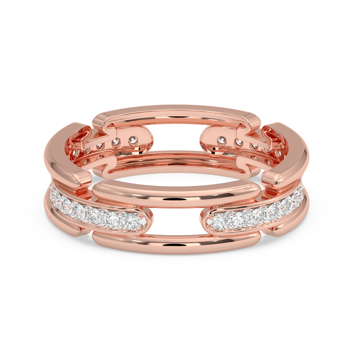9k gold lily ring