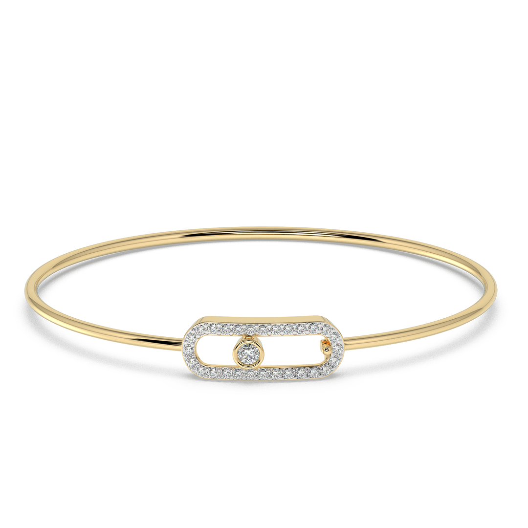 9K Gold Rosamund Bangle