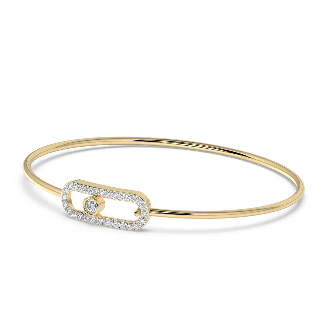 9K Gold Rosamund Bangle