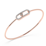 Load image into Gallery viewer, 9K Gold Rosamund Bangle
