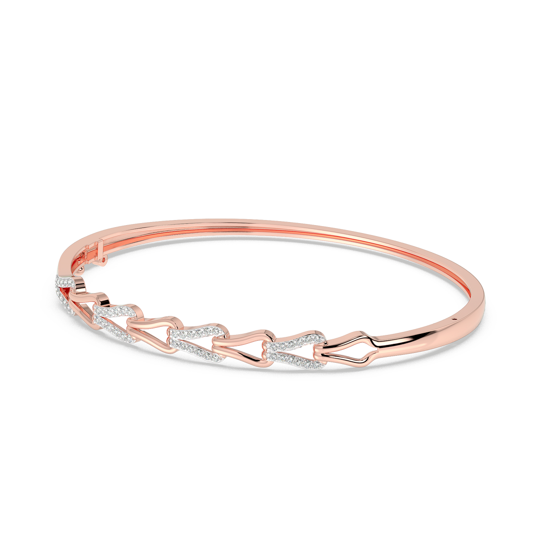 9K Gold Tiffany Bangle