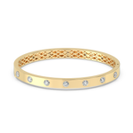 Load image into Gallery viewer, 9K Gold Rosalie Bangle
