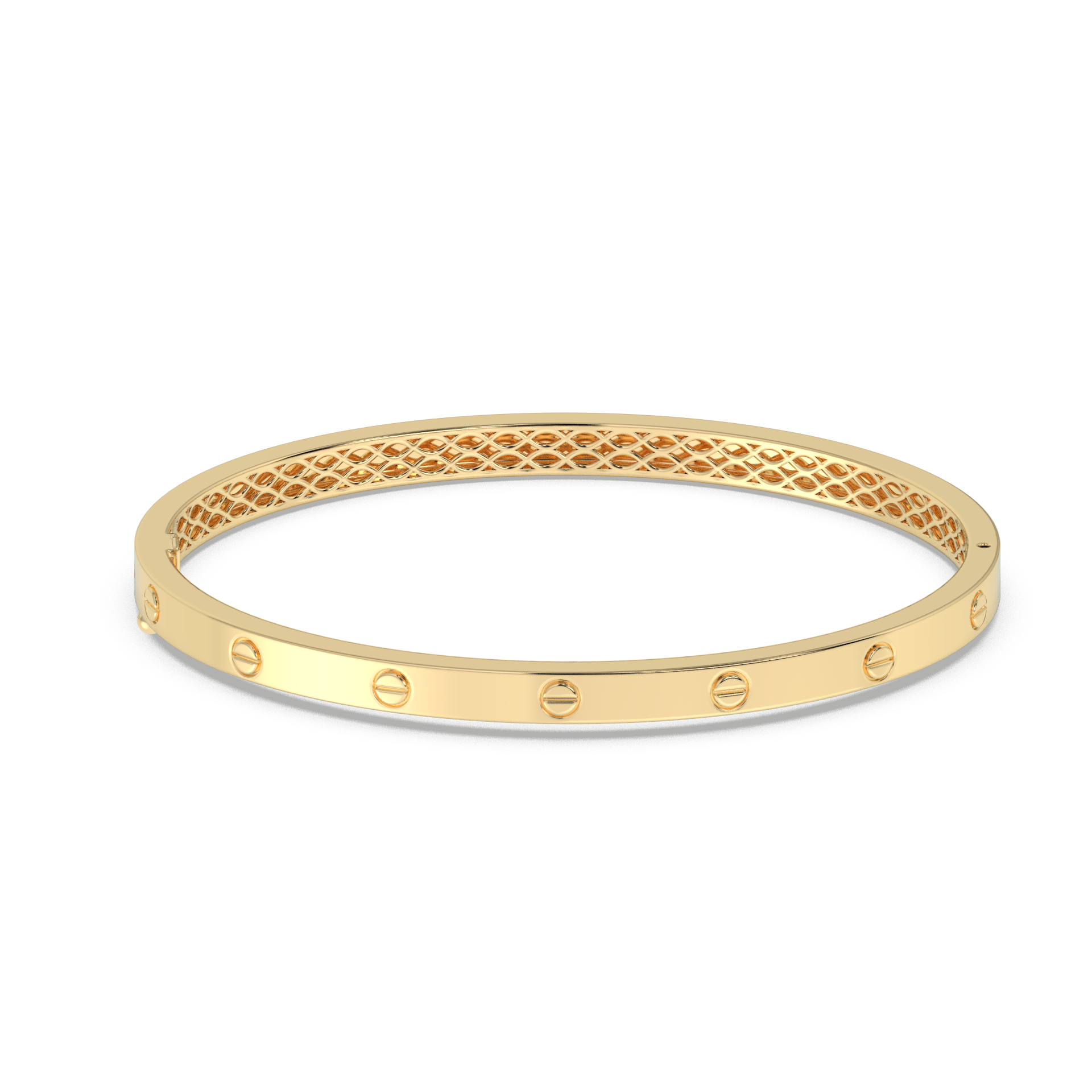 9K Gold Ianthe Bangle